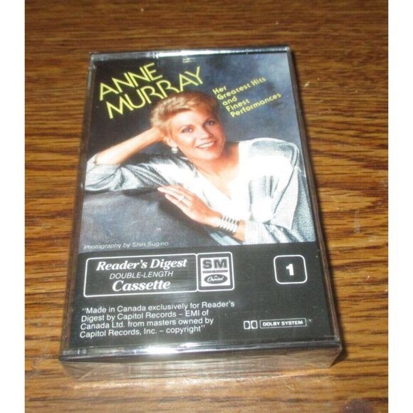 Anne Murray - Her Greatest Hits & Finest Performances Vol. 1 on cassette (EMI) - Picture 1 of 3